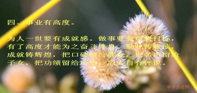 四、事业有高度