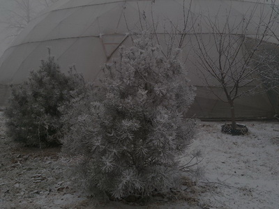 雪雾氤氲